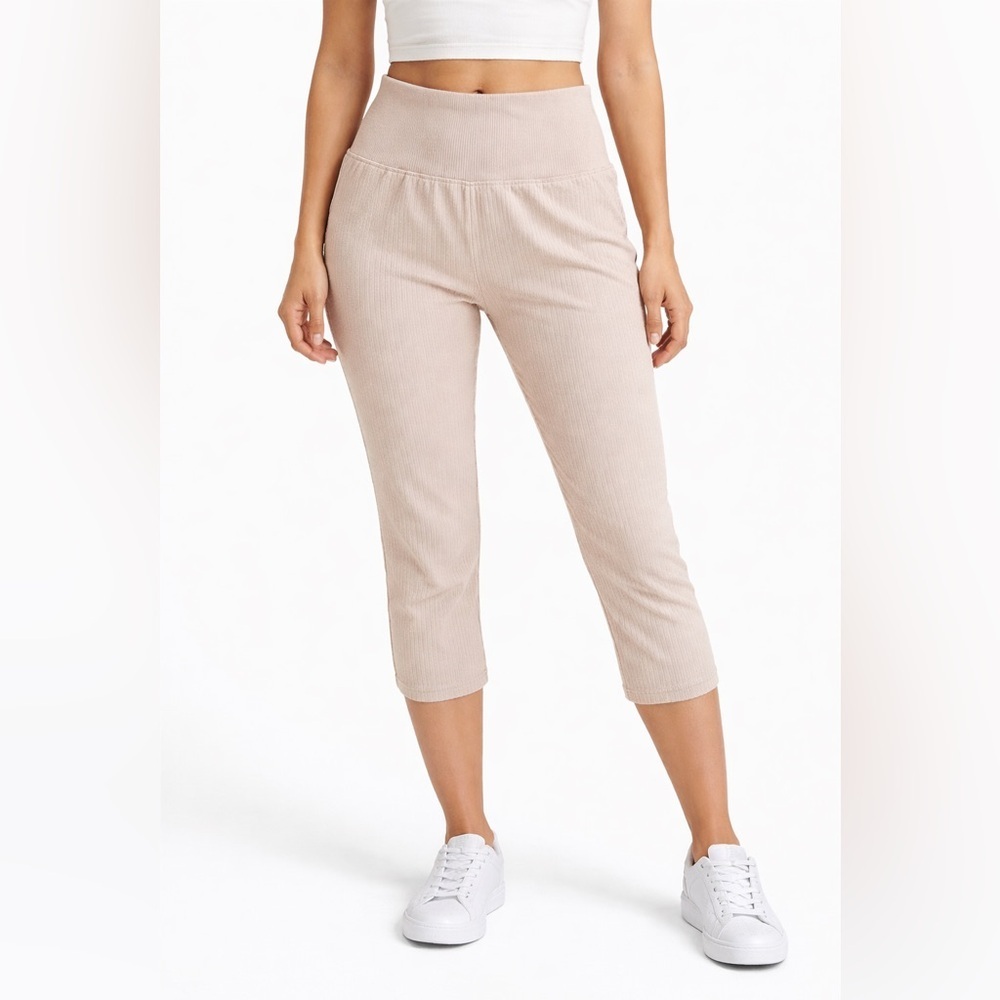 PINK Victoria Secret active seamles rib high waist capri legging XL extra large